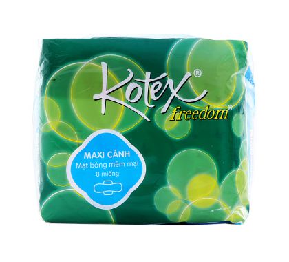 Băng vệ sinh Kotex Freedom có cánh ( gói  8 miếng ) Bao 48 gói